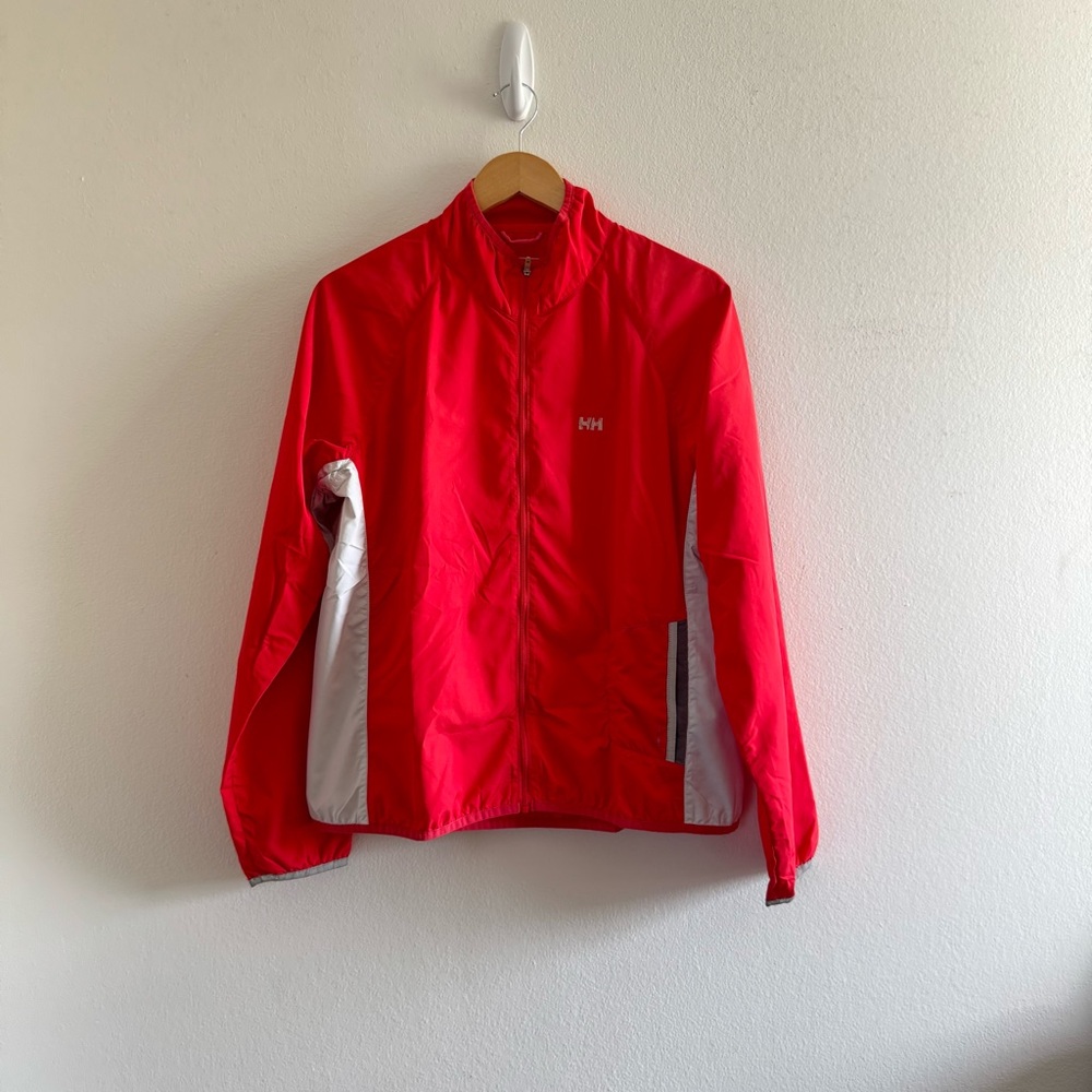 Helly Hansen Red Lightweight Packable Windbreaker… - image 1